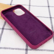 Чохол для Apple iPhone 13 Pro Silicone Case Full Protective (AA) (бордовий / Maroon)