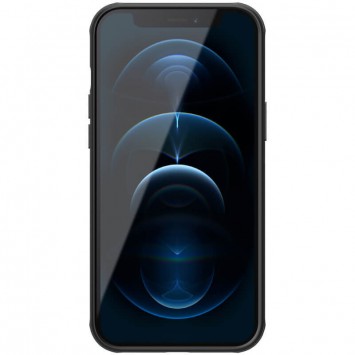 Чохол для iPhone 12 Pro Max Nillkin Matte Pro з лого (Чорний) - Чохли для iPhone 12 Pro Max - зображення 1 
