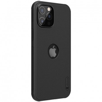 Чохол для iPhone 12 Pro Max Nillkin Matte Pro з лого (Чорний) - Чохли для iPhone 12 Pro Max - зображення 3 