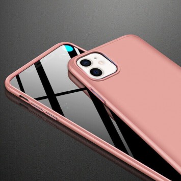 Пластикова накладка GKK LikGus 360 градусів (opp) для Apple iPhone 12 (6.1 "") (Рожевий / Rose gold) - Чохли для iPhone 12 Pro - зображення 1 