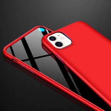 Пластикова накладка GKK LikGus 360 градусів (opp) для Apple iPhone 12 (6.1 "") (Червоний) - Чохли для iPhone 12 Pro - зображення 1 