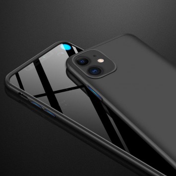 Пластикова накладка GKK LikGus 360 градусів (opp) для Apple iPhone 12 (6.1 "") (Чорний) - Чохли для iPhone 12 Pro - зображення 2 