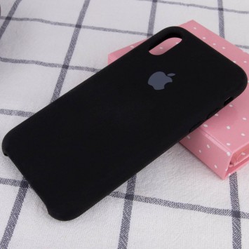 Чохол Silicone Case (AA) для Apple iPhone X (5.8 "") / XS (5.8 "") (Чорний / Black) - Чохли для iPhone XS - зображення 1 
