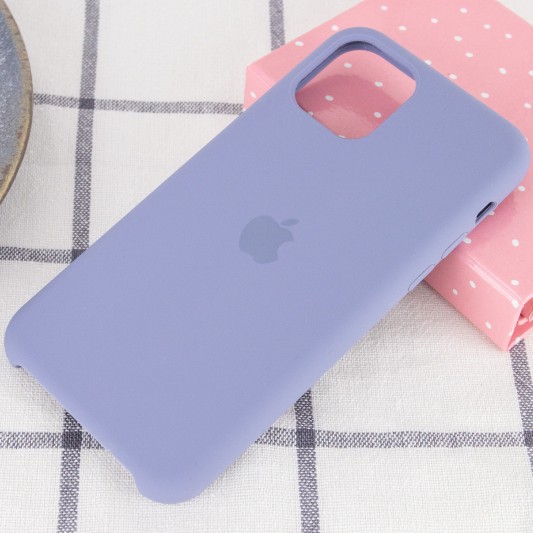 Чохол Silicone Case (AA) для Apple iPhone 11 (Сірий / Lavender Gray) - зображення 1 