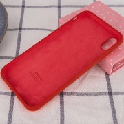 Чохол Silicone Case Full Protective (AA) для Apple iPhone XS Max (Червоний / Dark Red)