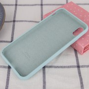 Чохол Silicone Case Full Protective (AA) для Apple iPhone XS Max (Бірюзовий / Turquoise)