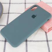 Чохол Silicone Case Full Protective (AA) для Apple iPhone XR (Зелений / Pine green)