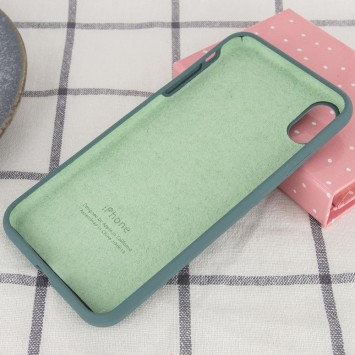 Чохол Silicone Case Full Protective (AA) для Apple iPhone XR (Зелений / Pine green) - Чохли для iPhone XR - зображення 2 