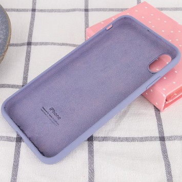 Чохол Silicone Case Full Protective (AA) для Apple iPhone XR (Сірий / Lavender Gray) - Чохли для iPhone XR - зображення 2 