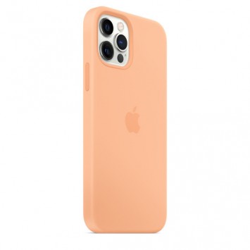 Чохол Silicone Case Full Protective (AA) для Apple iPhone 12 Pro Max (Помаранчевий / Cantaloupe) - Чохли для iPhone 12 Pro Max - зображення 1 