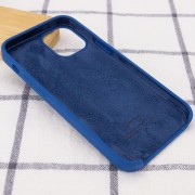 Чохол Silicone Case (AA) для Apple iPhone 12 Pro / 12) (Синій / Navy Blue)
