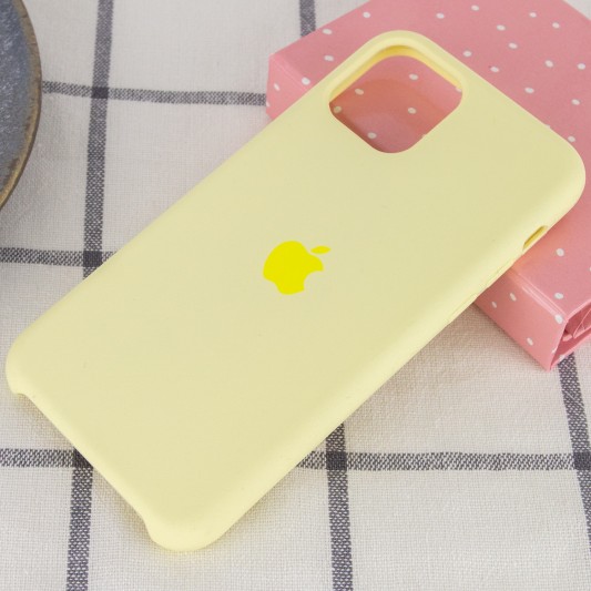 Чохол Silicone Case (AA) для Apple iPhone 11 (Жовтий / Mellow Yellow) - зображення 1 