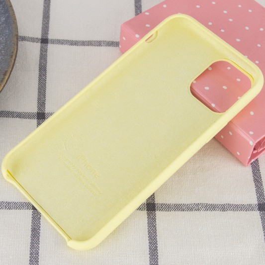 Чохол Silicone Case (AA) для Apple iPhone 11 (Жовтий / Mellow Yellow) - зображення 2 