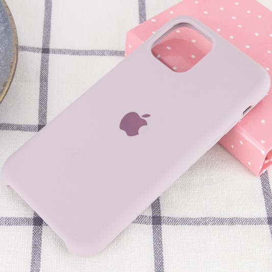 Чохол Silicone Case (AA) для Apple iPhone 11 (Сірий / Lavender) - зображення 1 