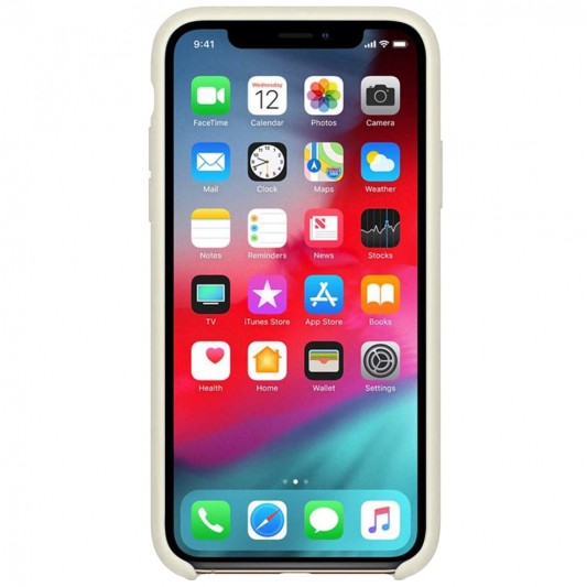 Чохол Silicone Case (AA) для Apple iPhone 11 (Бежевий / Antigue White) - зображення 1 