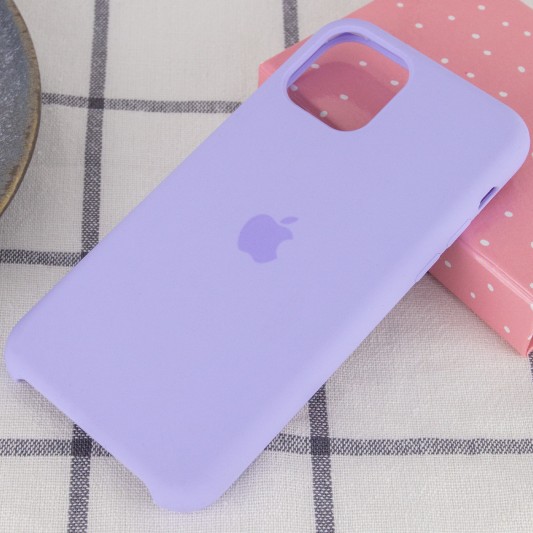 Чохол Silicone Case (AA) для Apple iPhone 11 (Бузковий / Dasheen) - зображення 1 