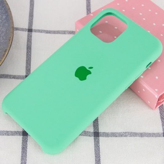 Чохол Silicone Case (AA) для Apple iPhone 11 (Зелений / Spearmint) - зображення 1 