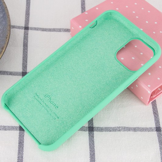 Чохол Silicone Case (AA) для Apple iPhone 11 (Зелений / Spearmint) - зображення 2 