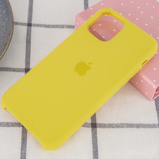 Чохол Silicone Case (AA) для Apple iPhone 11 (Жовтий / Yellow) - зображення 1 