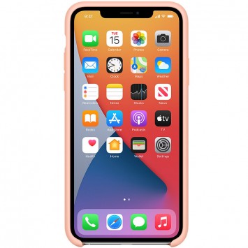 Чохол Silicone Case (AA) для Apple iPhone 11 (Помаранчевий / Grapefruit) - Чохли для iPhone 11 - зображення 1 