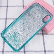 TPU + PC чохол для iPhone XS Max (6.5") Sparkle (glitter) (Зелений)