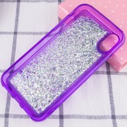 TPU + PC чохол Sparkle (glitter) на Apple iPhone XS Max (6.5") (Фіолетовий)