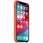 Чохол для iPhone XS Max Silicone Case (AA) (Рожевий / Barbie pink)