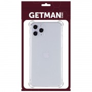 TPU чехол для iPhone 11 Pro GETMAN Ease logo усиленные углы (Бесцветный (прозрачный))
