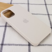 Чохол для iPhone 12 Pro / 12 Silicone Case (AA) (Бежевий / Antigue White)