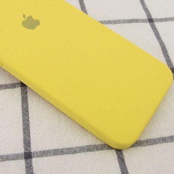Чохол для iPhone XR Silicone Case Square Full Camera Protective (AA) (Жовтий / Canary Yellow) - Чохли для iPhone XR - зображення 1 