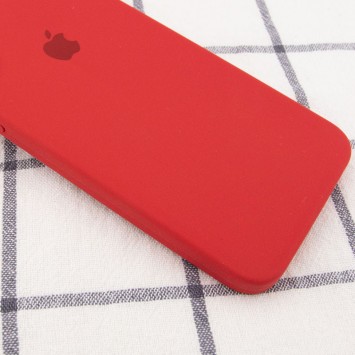 Чохол для iPhone XR Silicone Case Square Full Camera Protective (AA) (Червоний / Camellia) - Чохли для iPhone XR - зображення 2 