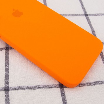 Чохол для iPhone XR Silicone Case Square Full Camera Protective (AA) (Помаранчевий / Bright Orange) - Чохли для iPhone XR - зображення 1 