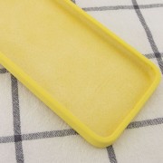 Чохол для iPhone 11 Pro Max Silicone Case Square Full Camera Protective (AA) (Жовтий / Canary Yellow)