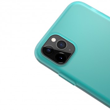 Силіконовий матовий напівпрозорий чохол для iPhone 11 Pro (5.8") (Блакитний / Marine Green) - Чохли для iPhone 11 Pro - зображення 1 