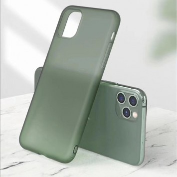Силіконовий матовий напівпрозорий чохол для iPhone 11 Pro (5.8") (Зелений / Pine green) - Чохли для iPhone 11 Pro - зображення 1 