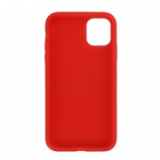 Силіконовий матовий напівпрозорий чохол для iPhone 11 Pro (5.8") (Червоний / Red)