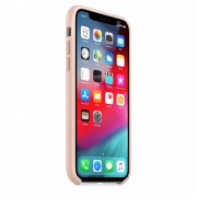 Чохол на Apple iPhone XS Max (6.5") Silicone Case without Logo (AA) (Рожевий / Pink Sand)