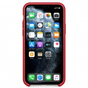 Чохол на Apple iPhone XS Max (6.5") Silicone Case without Logo (AA) (Червоний / Red)