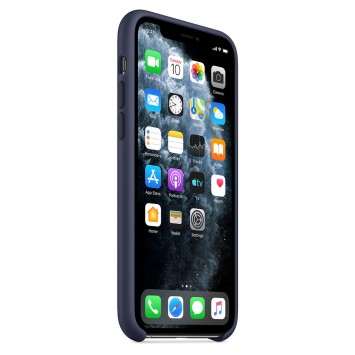 Чохол Silicone Case without Logo (AA) для Apple iPhone XS Max (6.5") (Синій / Midnight Blue) - Чохли для iPhone XS Max - зображення 2 