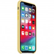 Чохол для Apple iPhone 11 Pro Max (6.5") Silicone Case without Logo (AA) (Жовтий / Yellow)