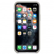 Чохол для Apple iPhone 11 Pro Max (6.5") Silicone Case without Logo (AA) (Сірий / Grey)