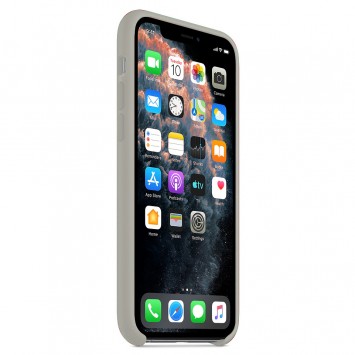 Чохол для Apple iPhone 11 Pro Max (6.5") Silicone Case without Logo (AA) (Сірий / Grey) - Чохли для iPhone 11 Pro Max - зображення 2 