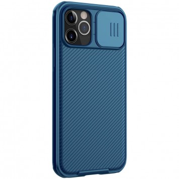 Карбоновая накладка для iPhone 13 Pro Max Nillkin Camshield (шторка на камеру) (Синий / Blue) - Чехлы для iPhone 13 Pro Max - изображение 2