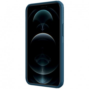 Чехол для iPhone 13 mini Nillkin Matte Pro (Синий / Blue) - Чехлы для iPhone 13 Mini - изображение 3