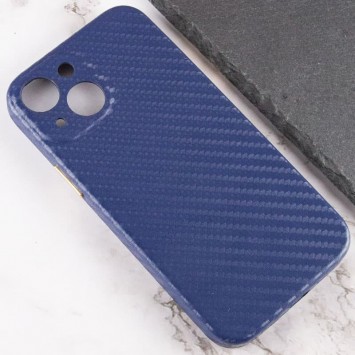 Кожаный чехол Leather Case Carbon series для Apple iPhone 13 mini (5.4"") - Чехлы для iPhone 13 Mini - изображение 1