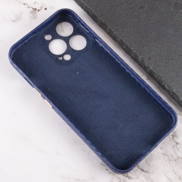 Кожаный чехол Leather Case Carbon series для Apple iPhone 13 Pro (6.1"") - Чехлы для iPhone 13 Pro - изображение 2