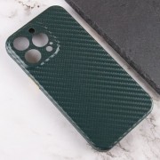 Кожаный чехол Leather Case Carbon series для Apple iPhone 13 Pro Max (6.7"")