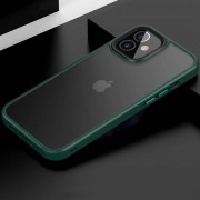 TPU+PC чохол Metal Buttons для Apple iPhone 12 mini (5.4"") (Зелений)