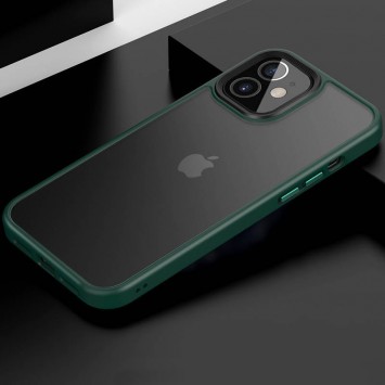 TPU+PC чохол Metal Buttons для Apple iPhone 12 mini (5.4"") (Зелений) - Чохли для iPhone 12 mini - зображення 1 