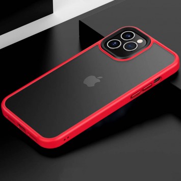 TPU+PC чохол для iPhone 12 Pro / 12 Metal Buttons (Червоний) - Чохли для iPhone 12 - зображення 1 